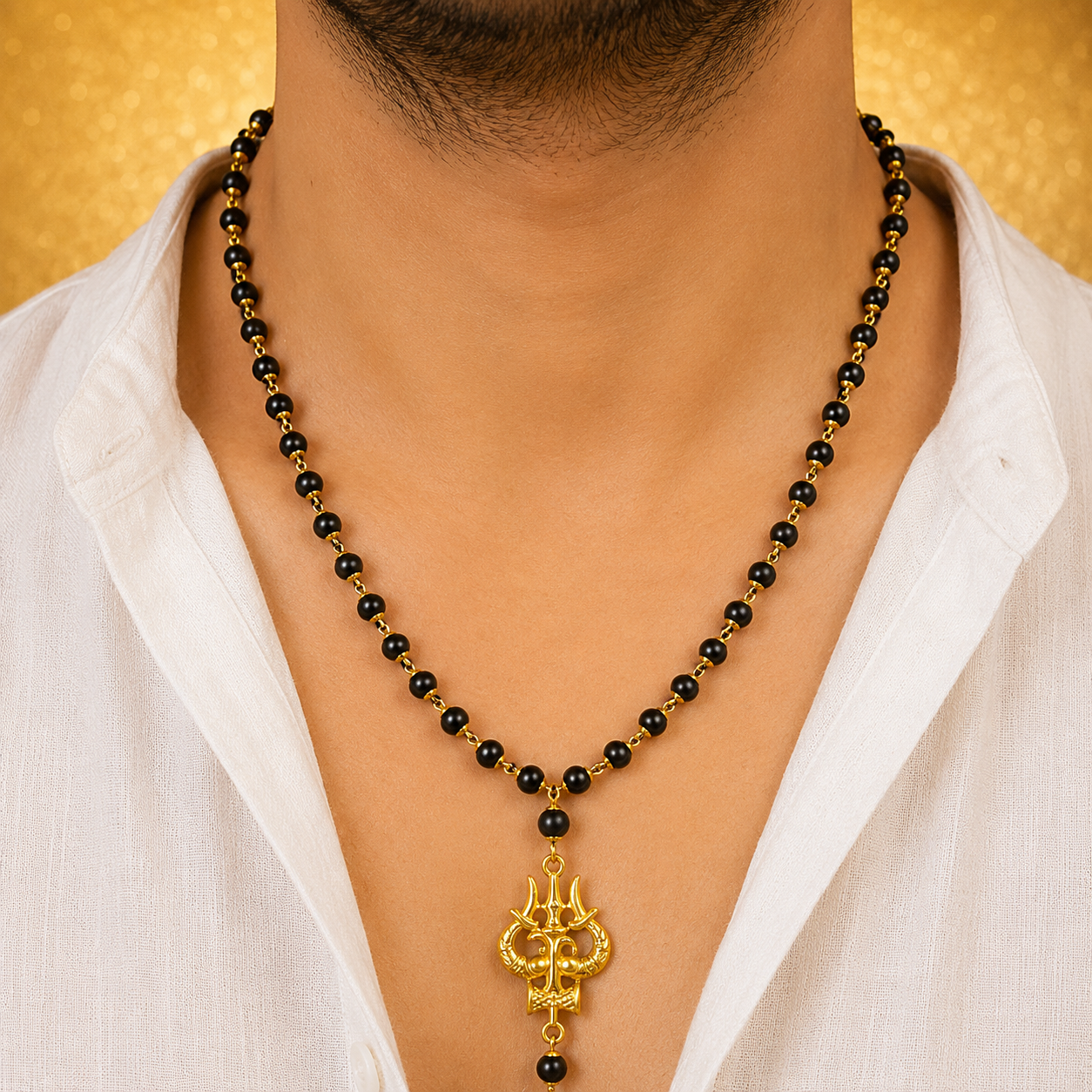 The Original Karungali Mala with 18 K Gold Plating - (SALE - Buy 1 Get 1)