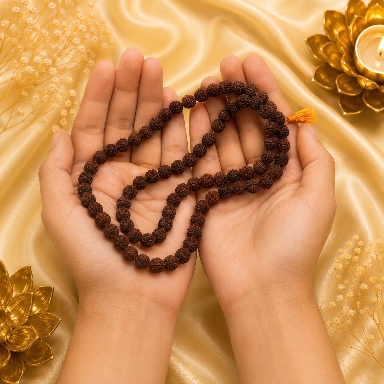 Authentic 5 Mukhi (Five-faced) Rudraksha Mala - (SALE - Buy 1 Get 1)