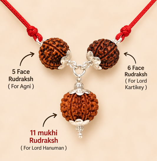 Hanuman Rudraksha Kavach for Inner Protection
