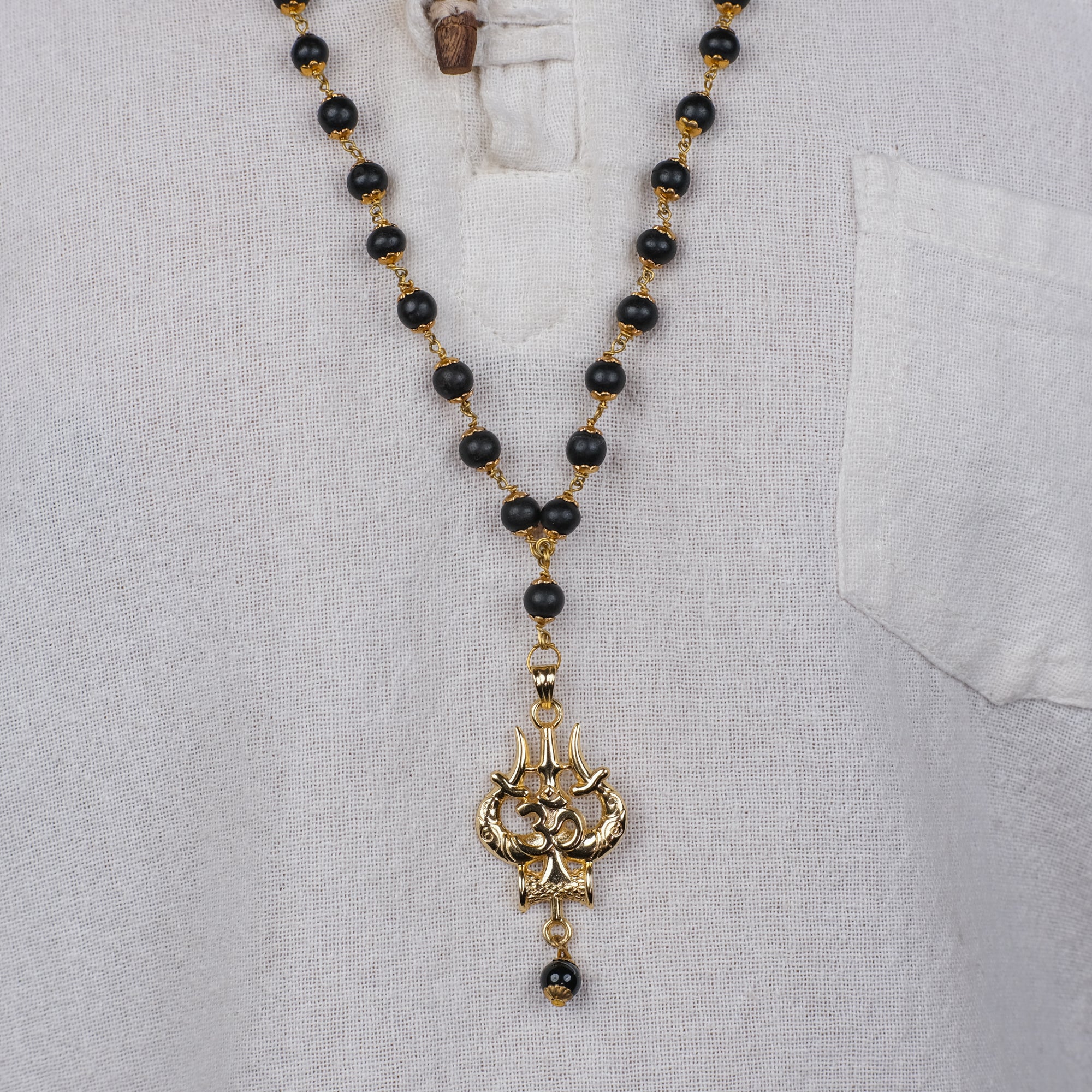 The Original Karungali Mala with 18 K Gold Plating - (SALE - Buy 1 Get 1)