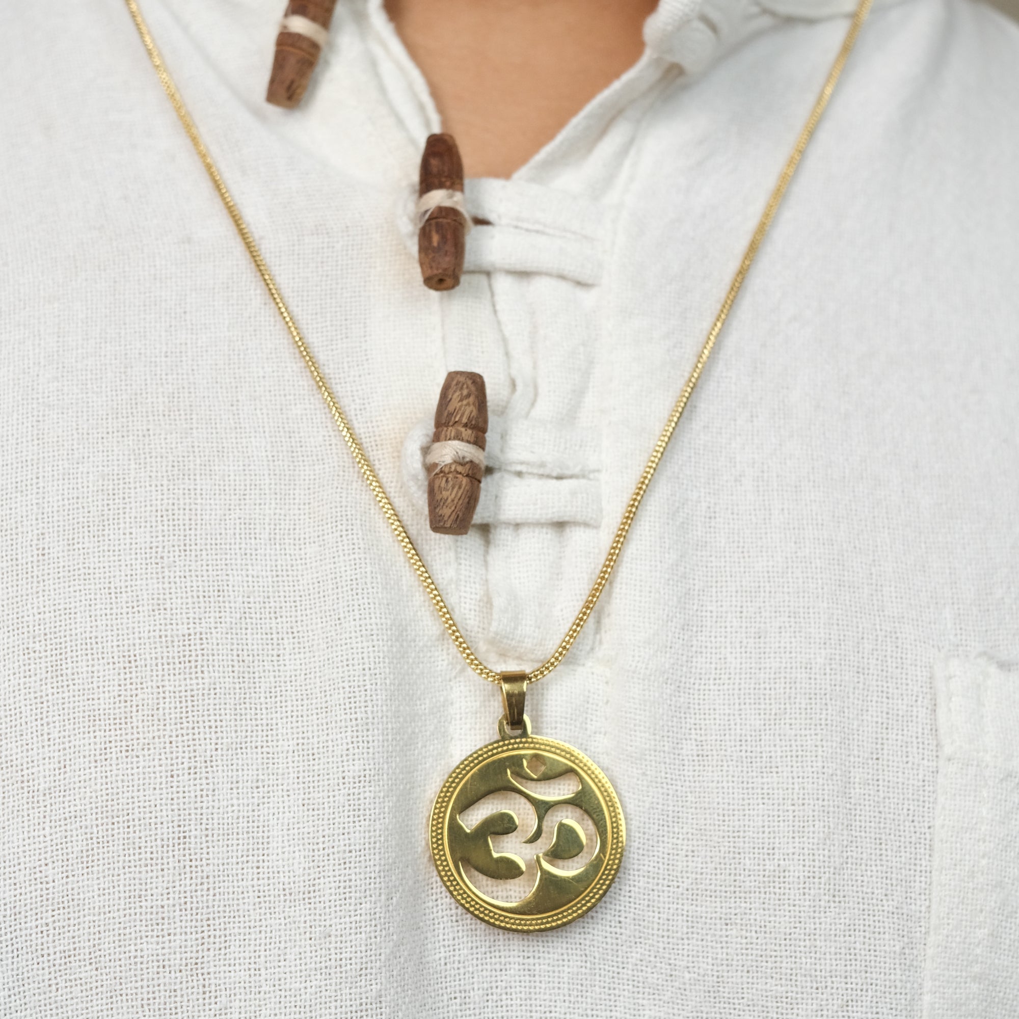 The Resilience Locket With Chain - Om