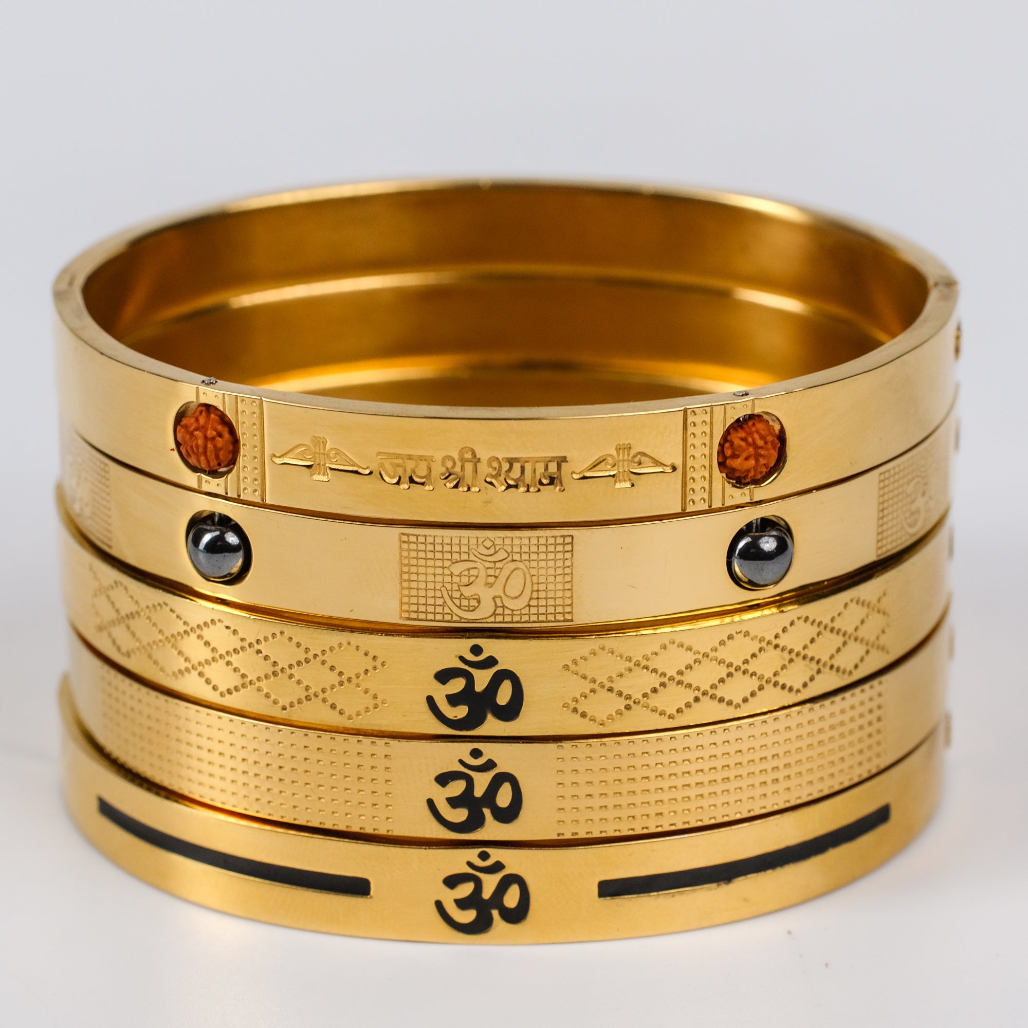 The Resilience Kada ( 18 K Gold Plated ) - Buy 1 Get 1 Free