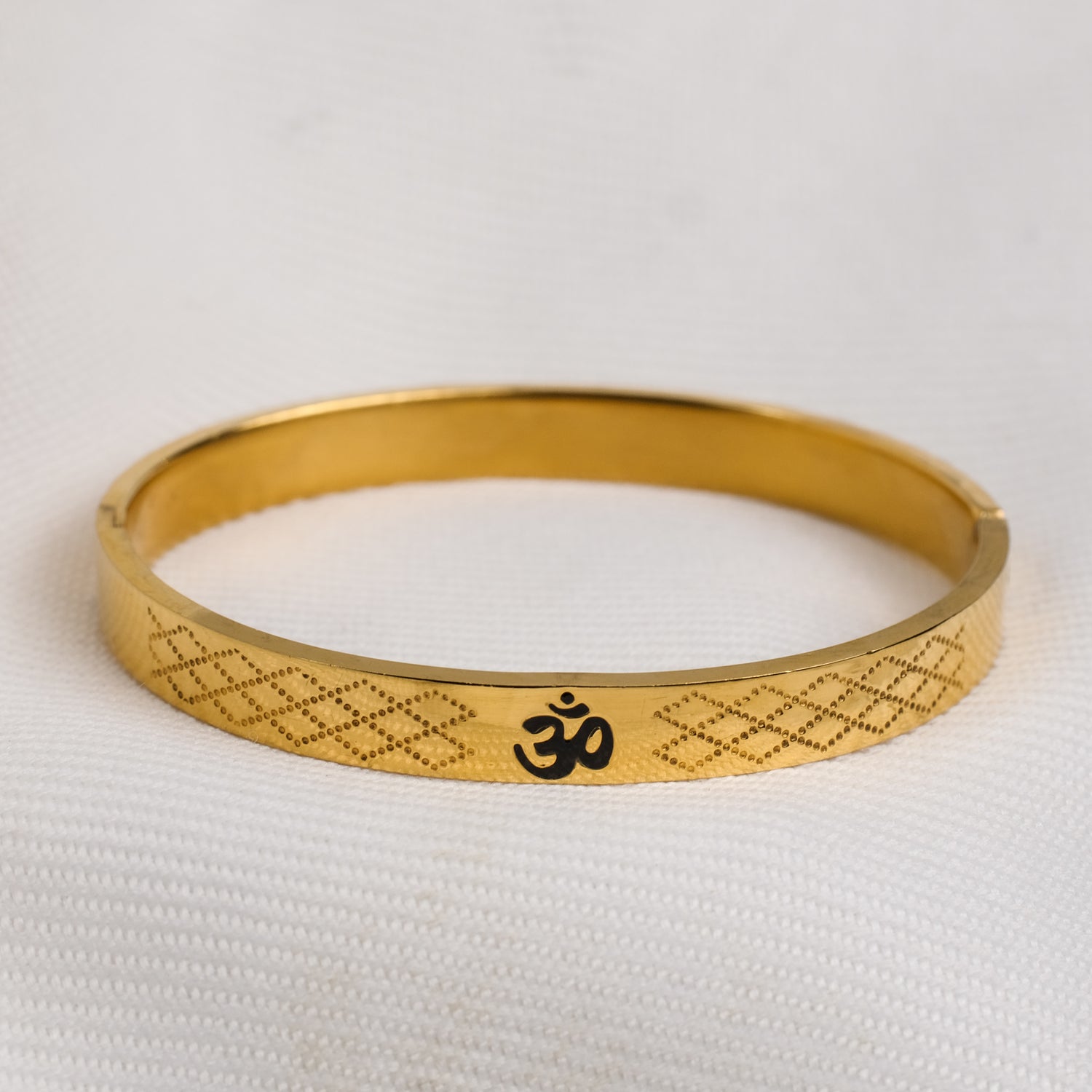 The Resilience Kada (18 K Gold Plated ) - Buy 1 Get 1 Free