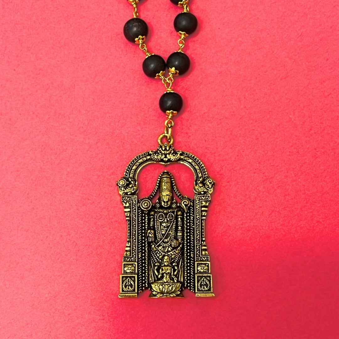 Shri Venkateshwara Mala(Gold Plated) - (BFCM SALE - Buy 1 Get 1)
