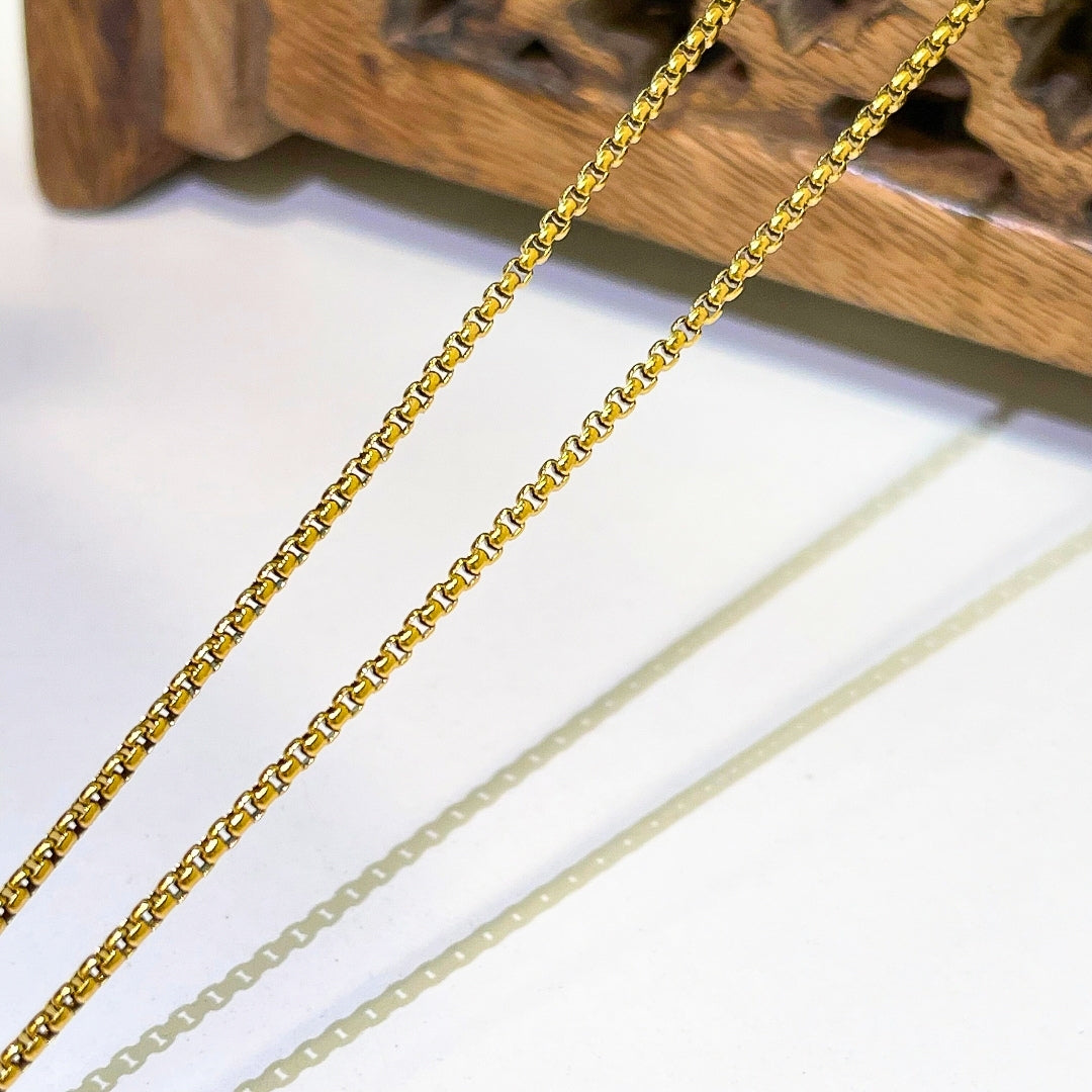 Ganesh Ji Locket with Chain (24K Gold Plated) - (Buy 1 Get 1)