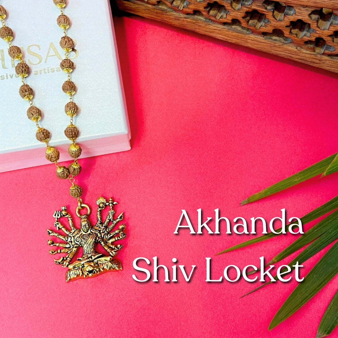 The Akhanda Shiv Locket: Cosmic Strength & Spiritual Harmony - (Buy1 Get1 Free)