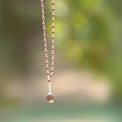 7 Mukhi Nepal Rudraksha in Pure Silver Rudraksha