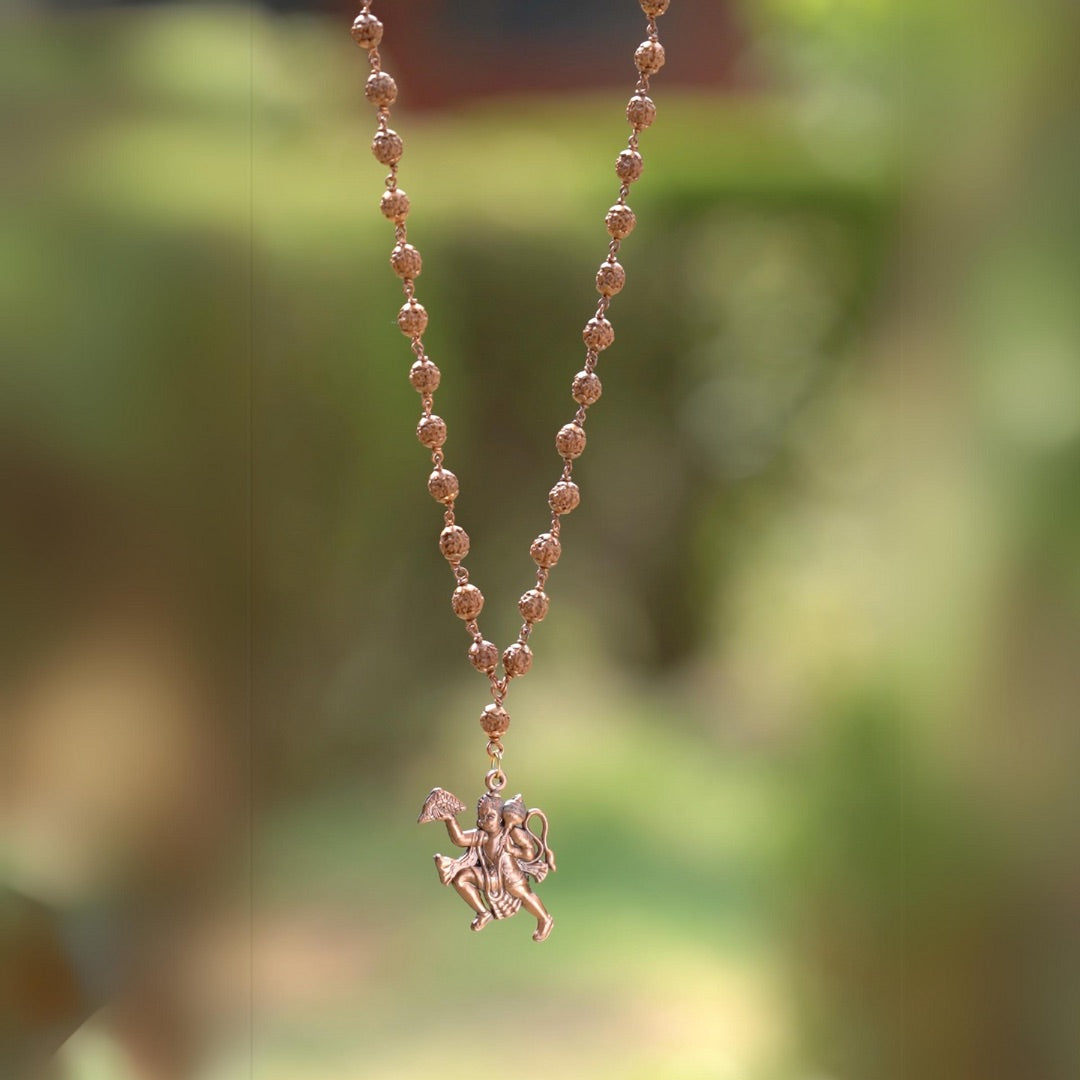 Sankat Mochan Hanuman Mala in Pure Copper