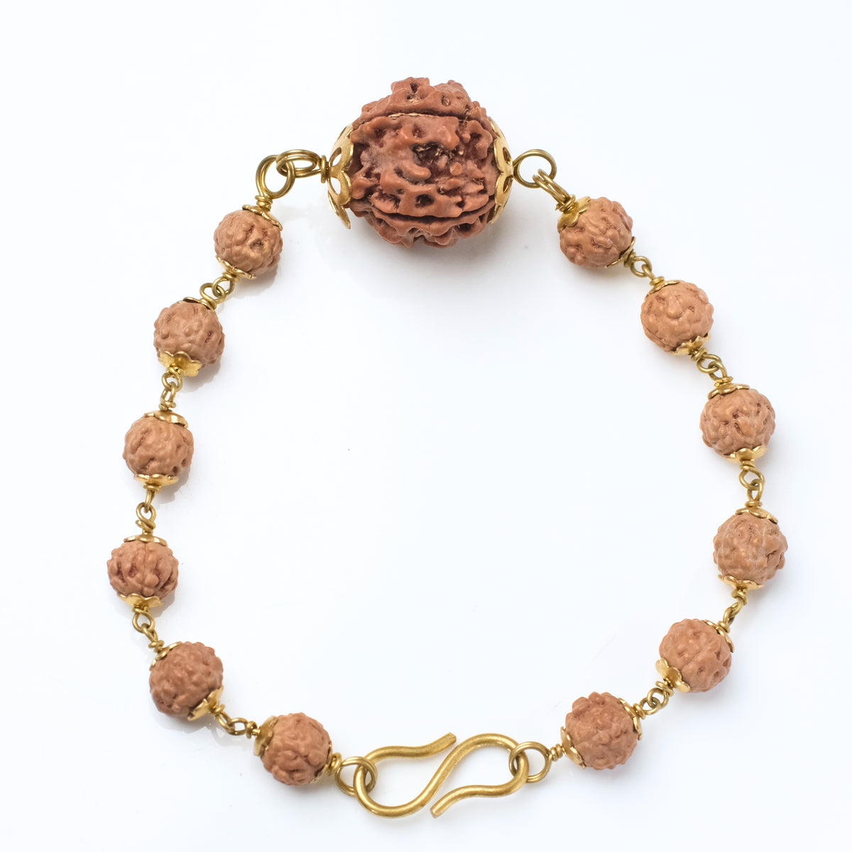 Panchdhatu Rudraksha Bracelet ( 5 Mukhi )
