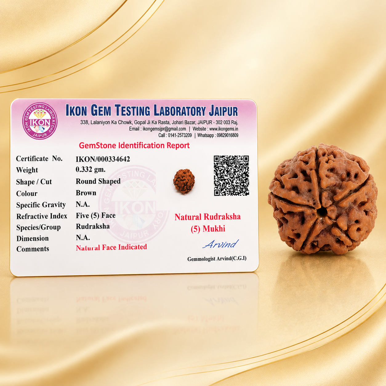 Shiva Shakti Rudraksha Kavach With 5 Mukhi Rudraksha Trishul Damru Pendant