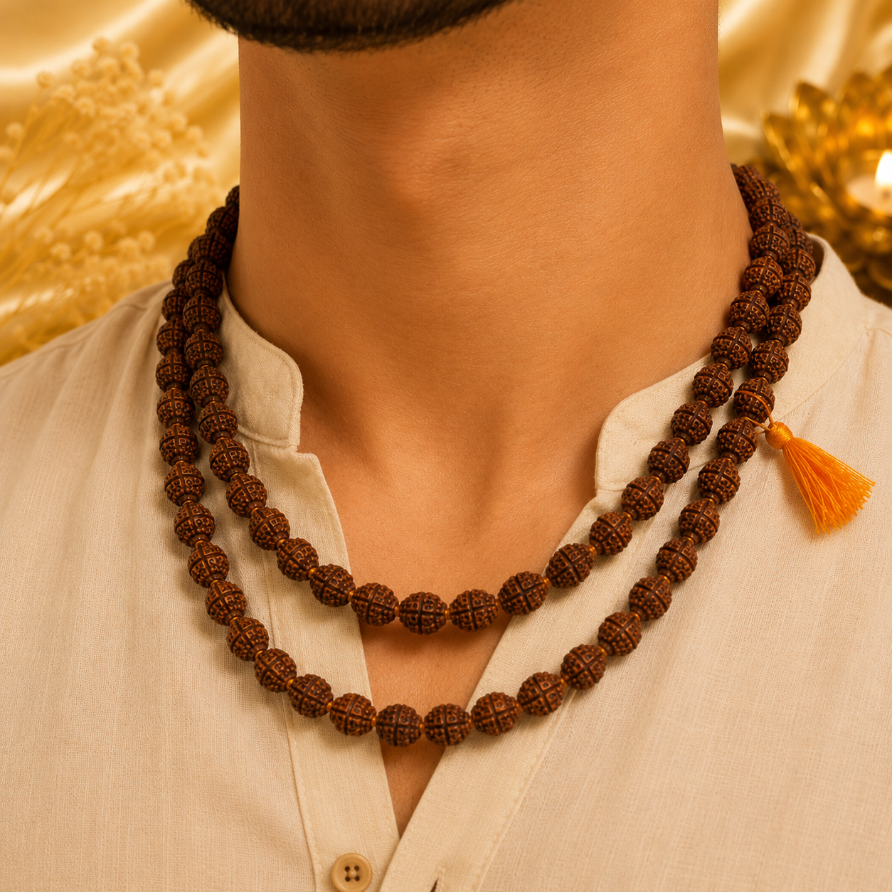 Authentic 5 Mukhi (Five-faced) Rudraksha Mala - (SALE - Buy 1 Get 1)
