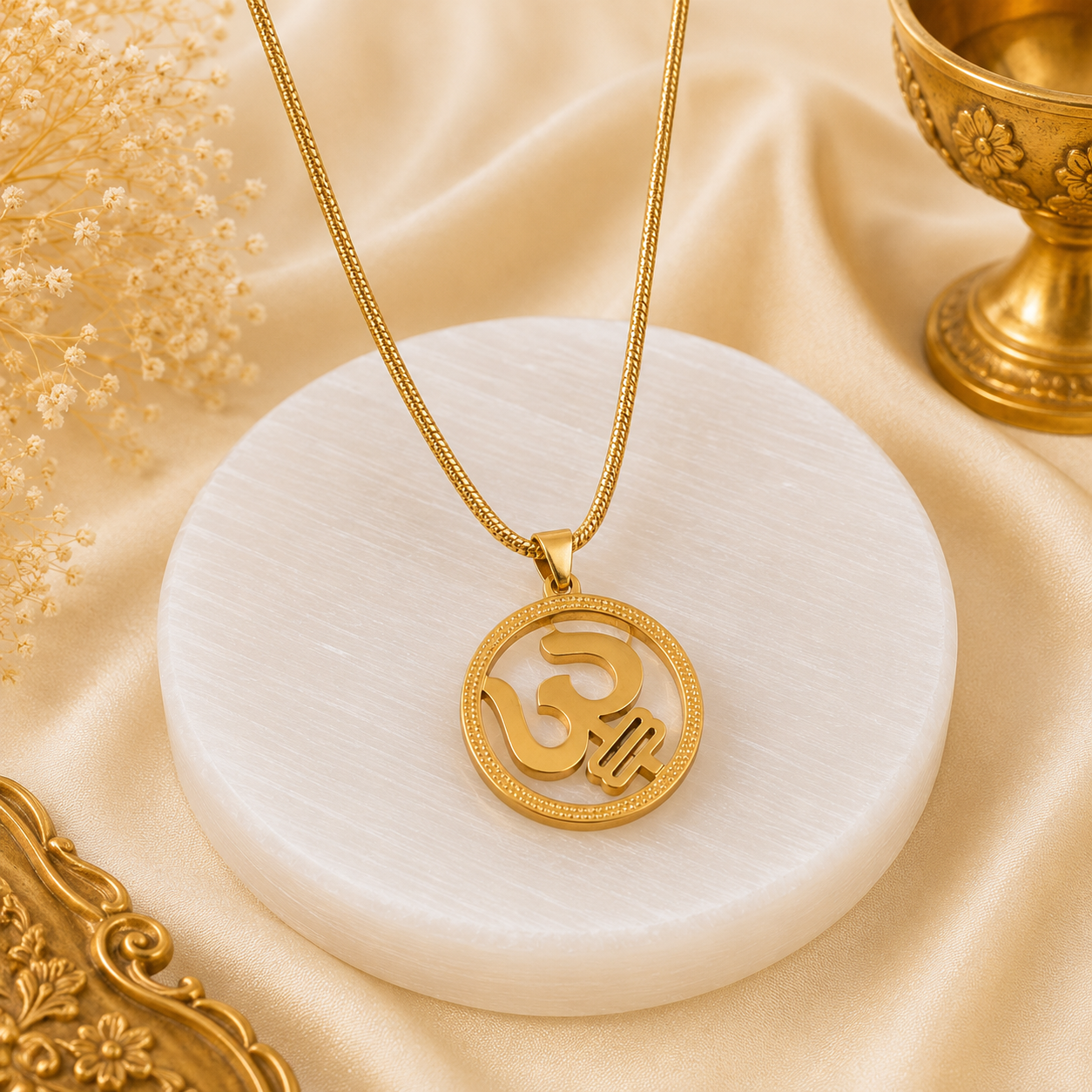 The Resilience Locket With Chain - Rudra