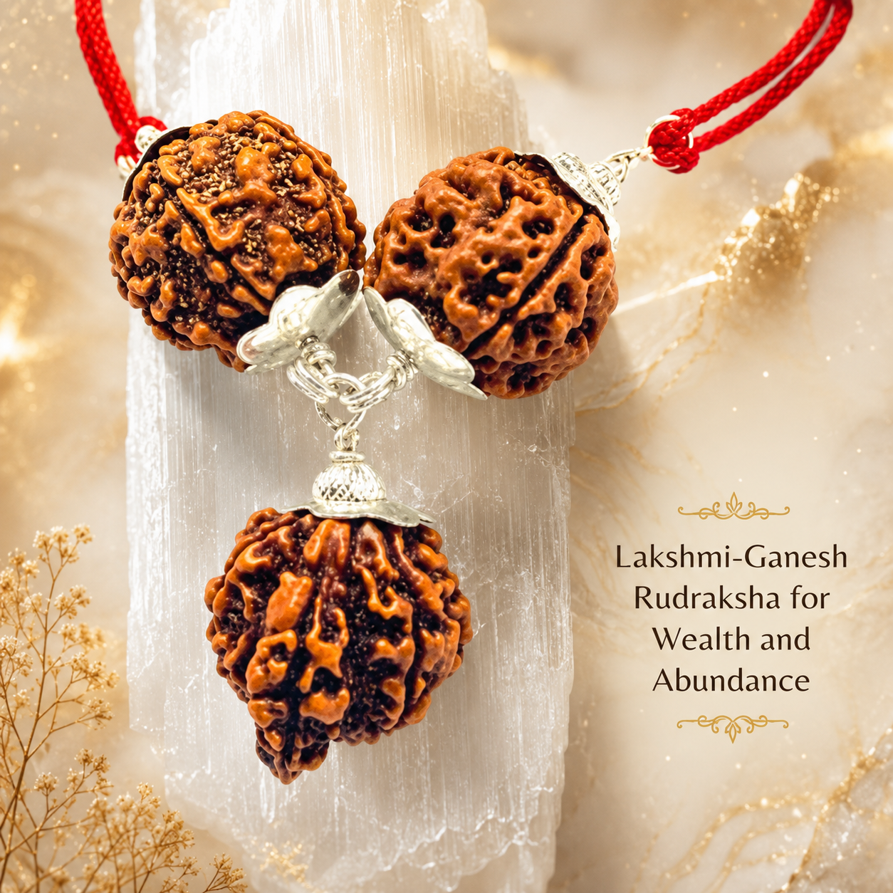 Lakshmi Ganesh Kavach Combination in Pure Silver Capping