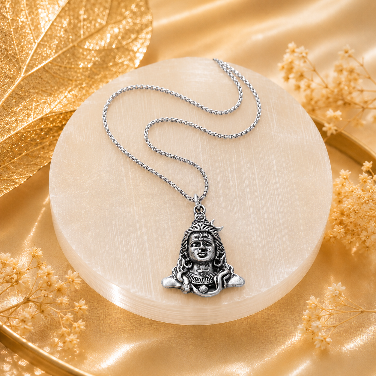 AdiYogi Locket with Chain - (SALE - Buy 1 Get 1)