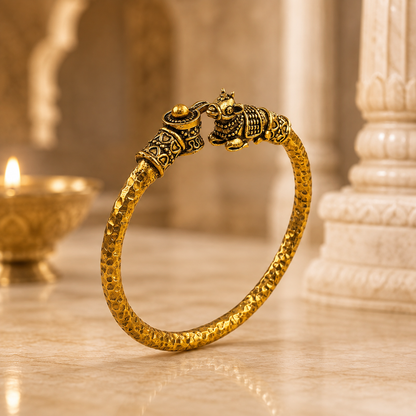 Shiv Nandi Kada  - Gold Plated