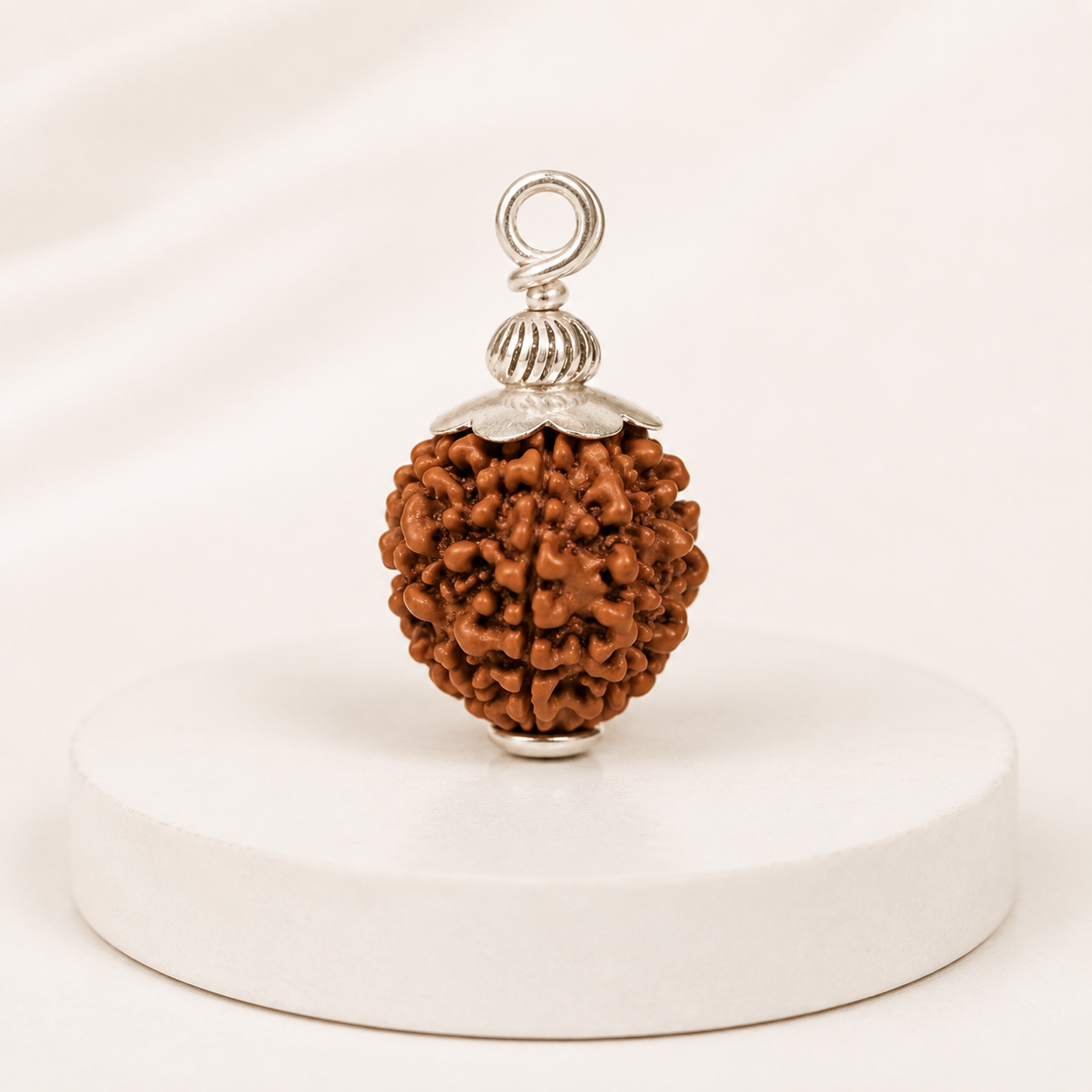 Original 12 Mukhi Rudraksha With Silver Capping