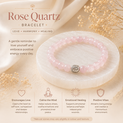 Rose Quarts Bracelet Buy One Get One Free