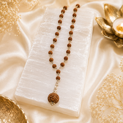 7 Mukhi Nepal Rudraksha in Pure Silver Rudraksha