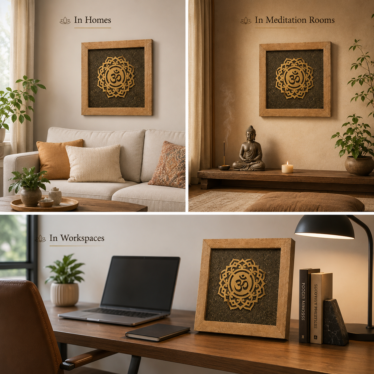 Om Shanti Yantra - Calm Balanced &amp; Protective Atmosphere