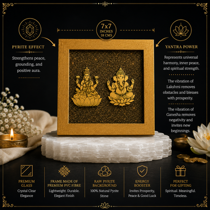 Ganesh Lakshmi Yantra - New beginnings Wealth &amp; Peace