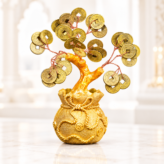 MONEY COIN CRYSTAL TREE