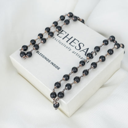 Karungali Mala in Pure Silver