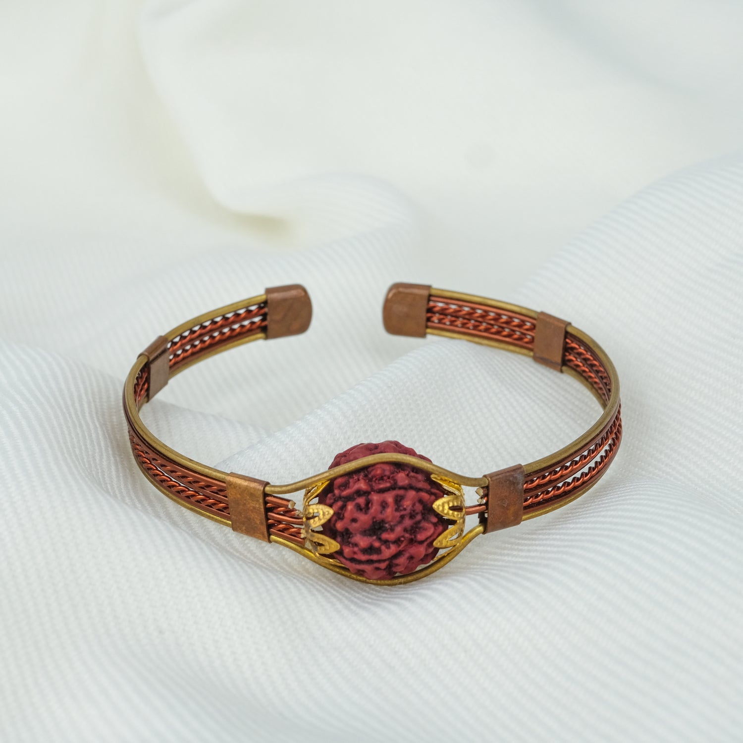 Mahalakshmi Rudraksha Kada ( Free Rudraksha Bracelet )