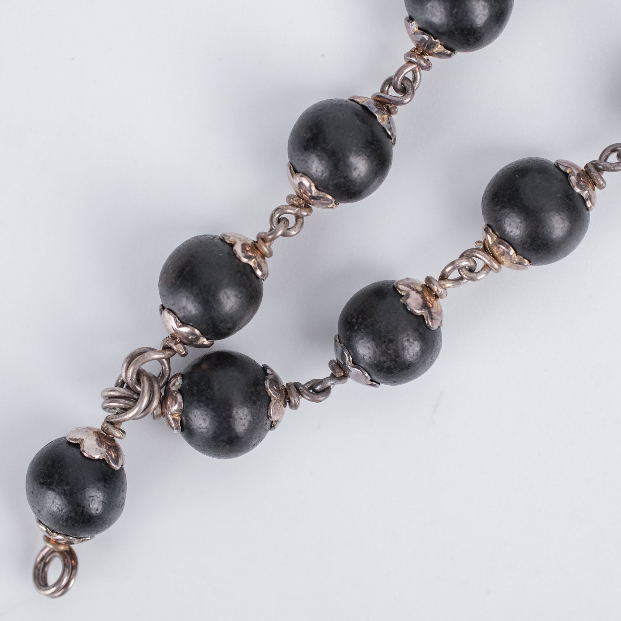 Karungali Mala in Pure Silver