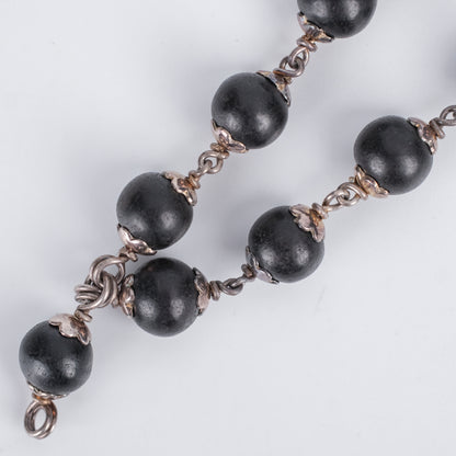 Karungali Mala in Pure Silver