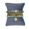 Unakite ( Set of 6 Bracelets )