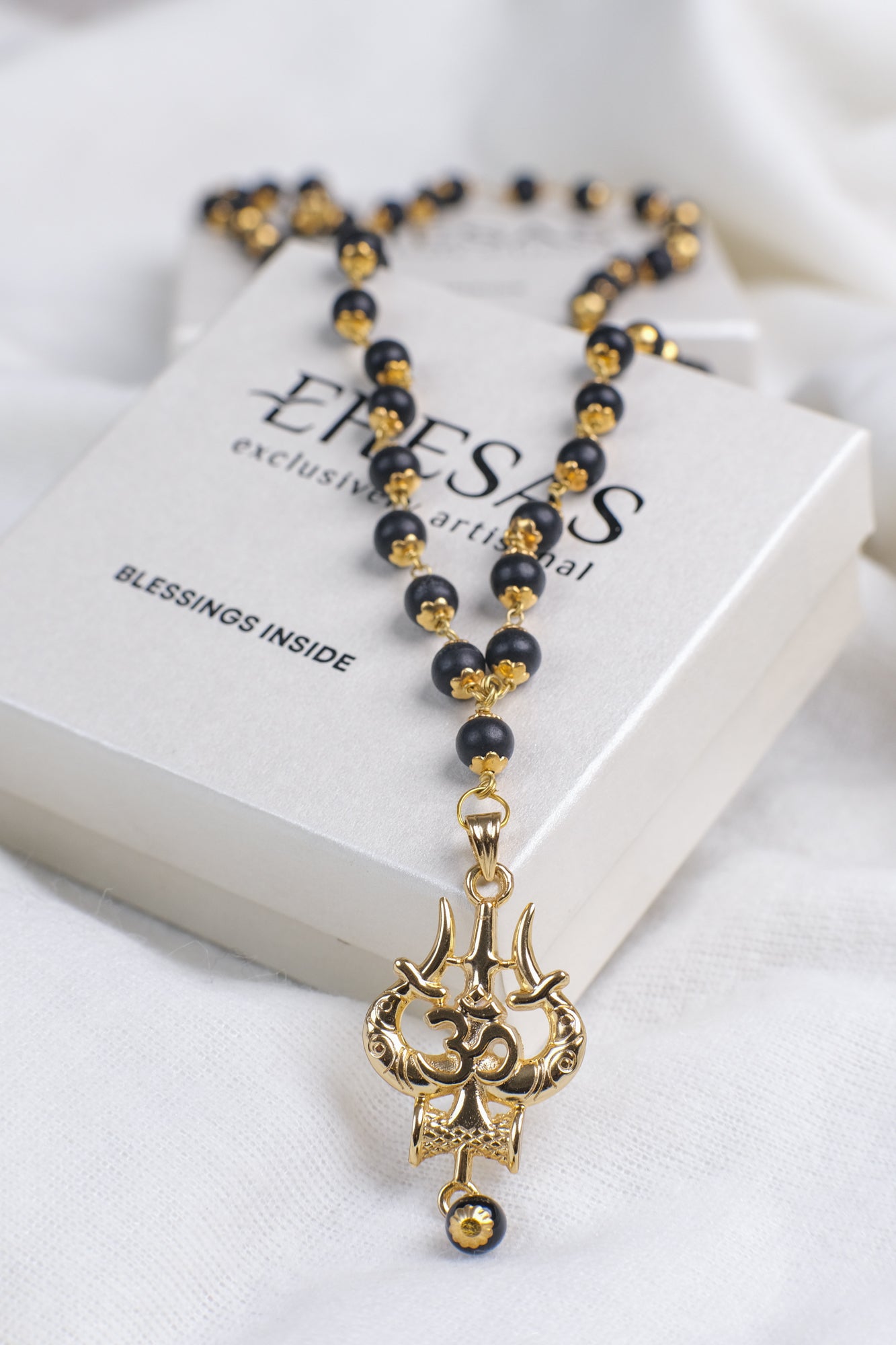 The Original Karungali Mala with 18 K Gold Plating - (SALE - Buy 1 Get 1)