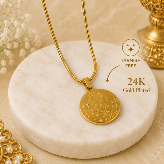 The Resilience Locket With Chain - Ganesh