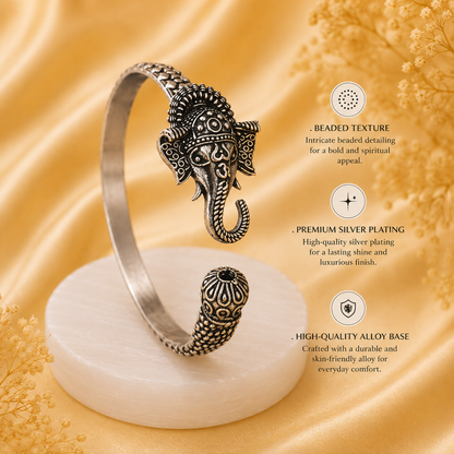 Ganpati Trident Kada – Wisdom, Power &amp; Protection - (𝐁𝐮𝐲𝟏 𝐆𝐞𝐭𝟏 𝐅𝐫𝐞𝐞)