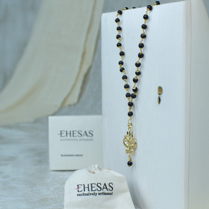 The Original Karungali Mala with 18 K Gold Plating