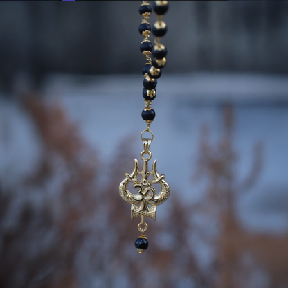 The Original Karungali Mala with 18 K Gold Plating