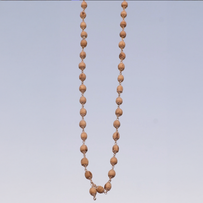 Natural Tulsi Mala In Pure Silver