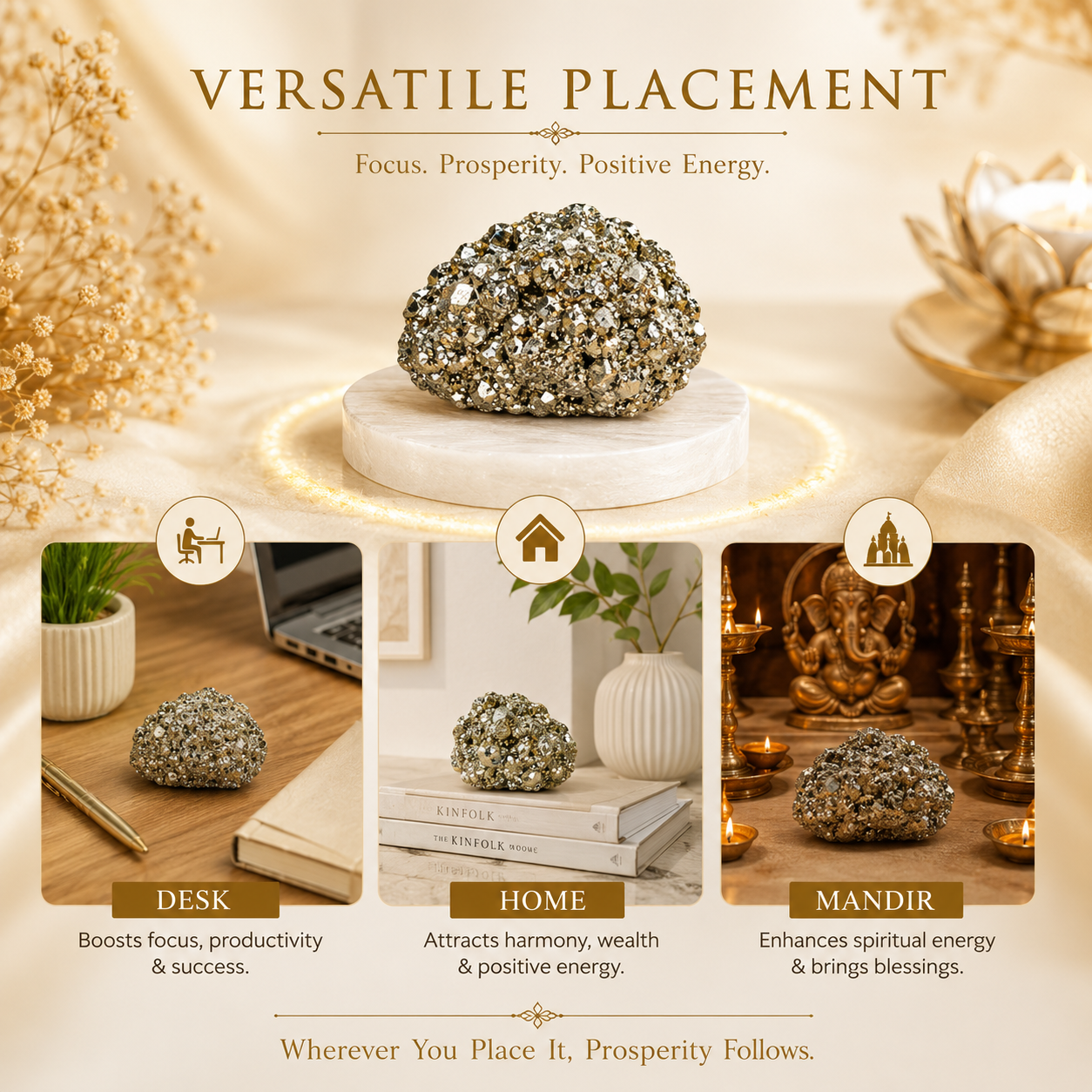 RAW PYRITE STONE