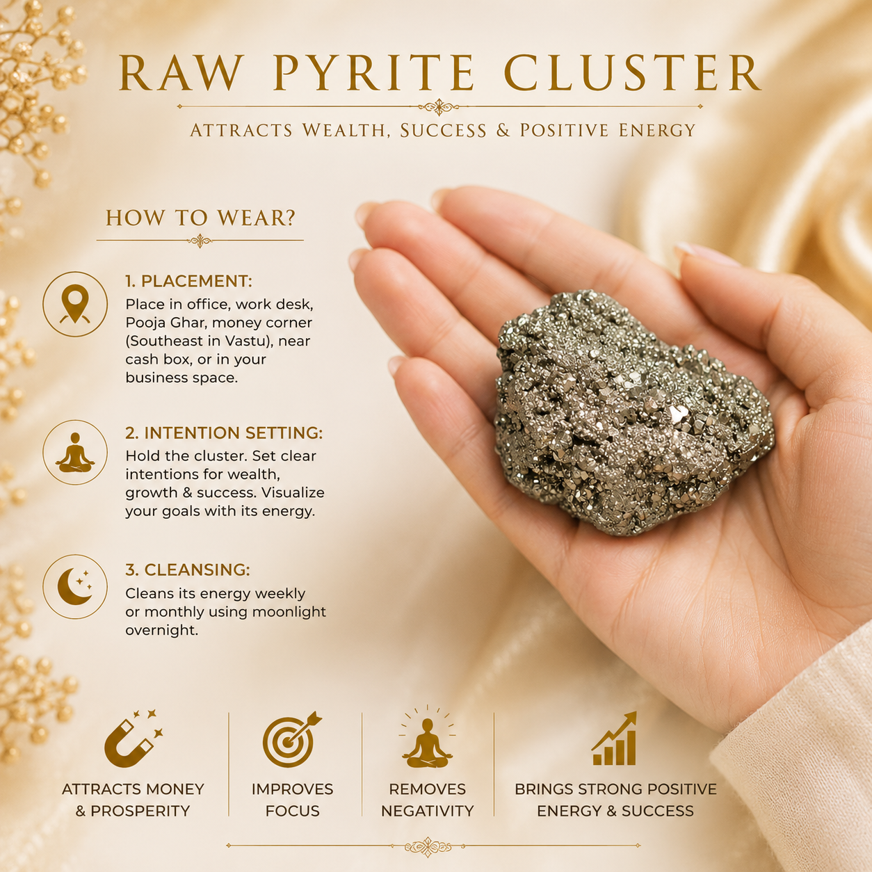 RAW PYRITE STONE
