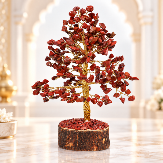 RED JASPER CRYSTAL TREE