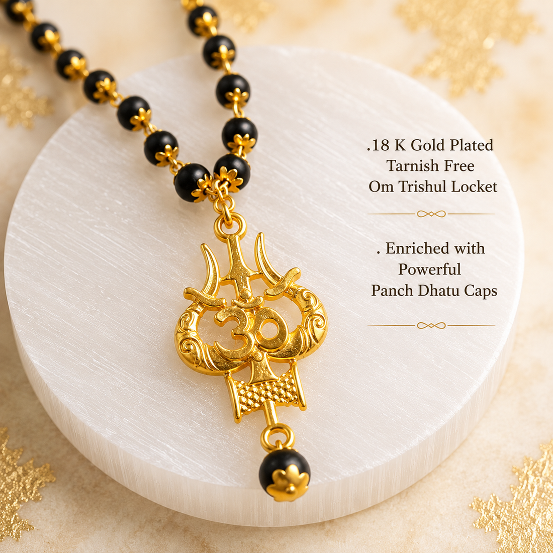 The Original Karungali Mala with 18 K Gold Plating - (SALE - Buy 1 Get 1)