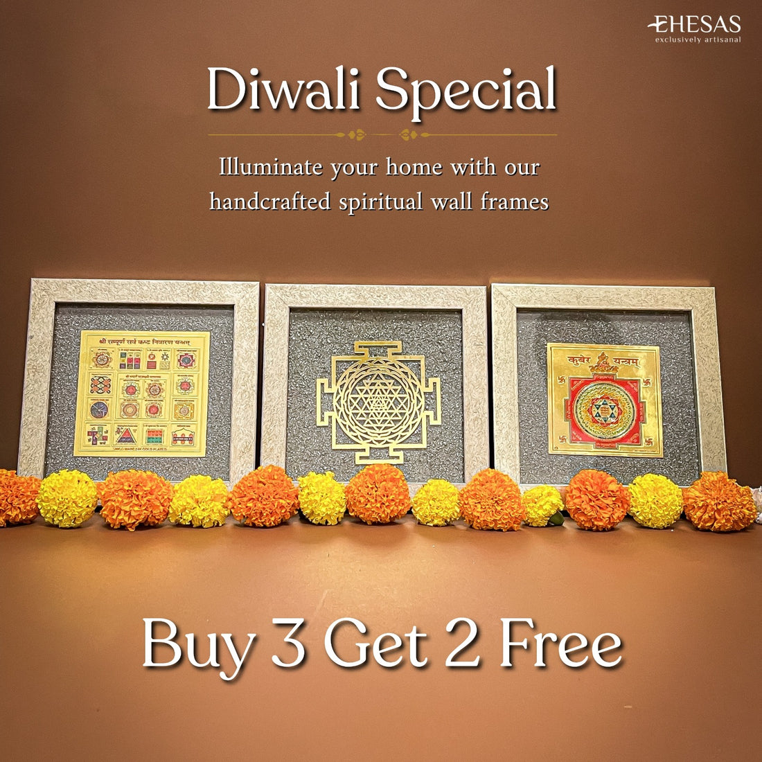 Om Shanti Yantra - Calm Balanced &amp; Protective Atmosphere