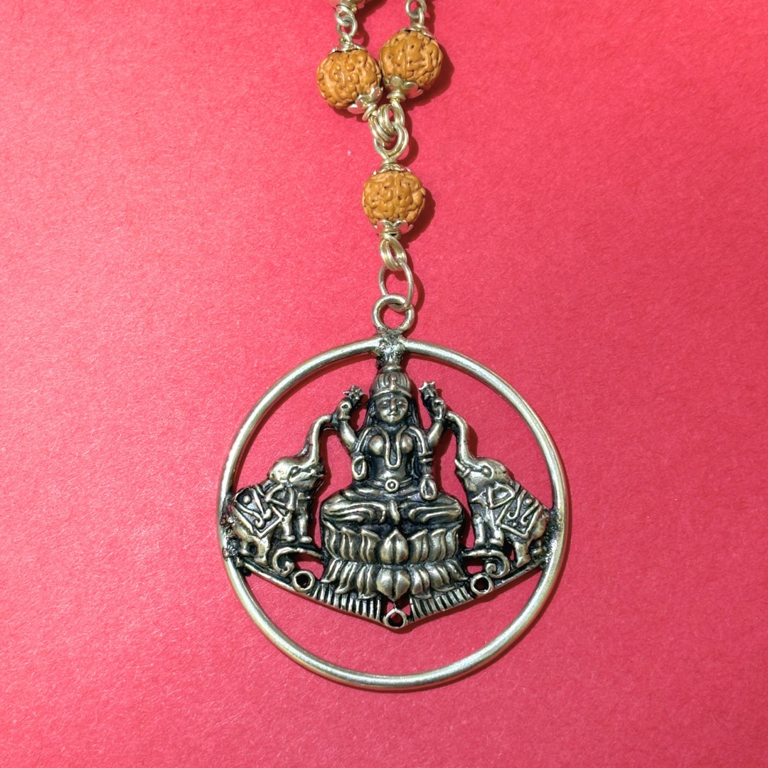 Gajalakshmi Rudraksha Mala - (BFCM SALE - Buy 1 Get 1)