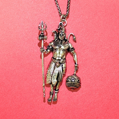 Rudra Hanuman Locket with Chain - (BFCM SALE - Buy 1 Get 1)