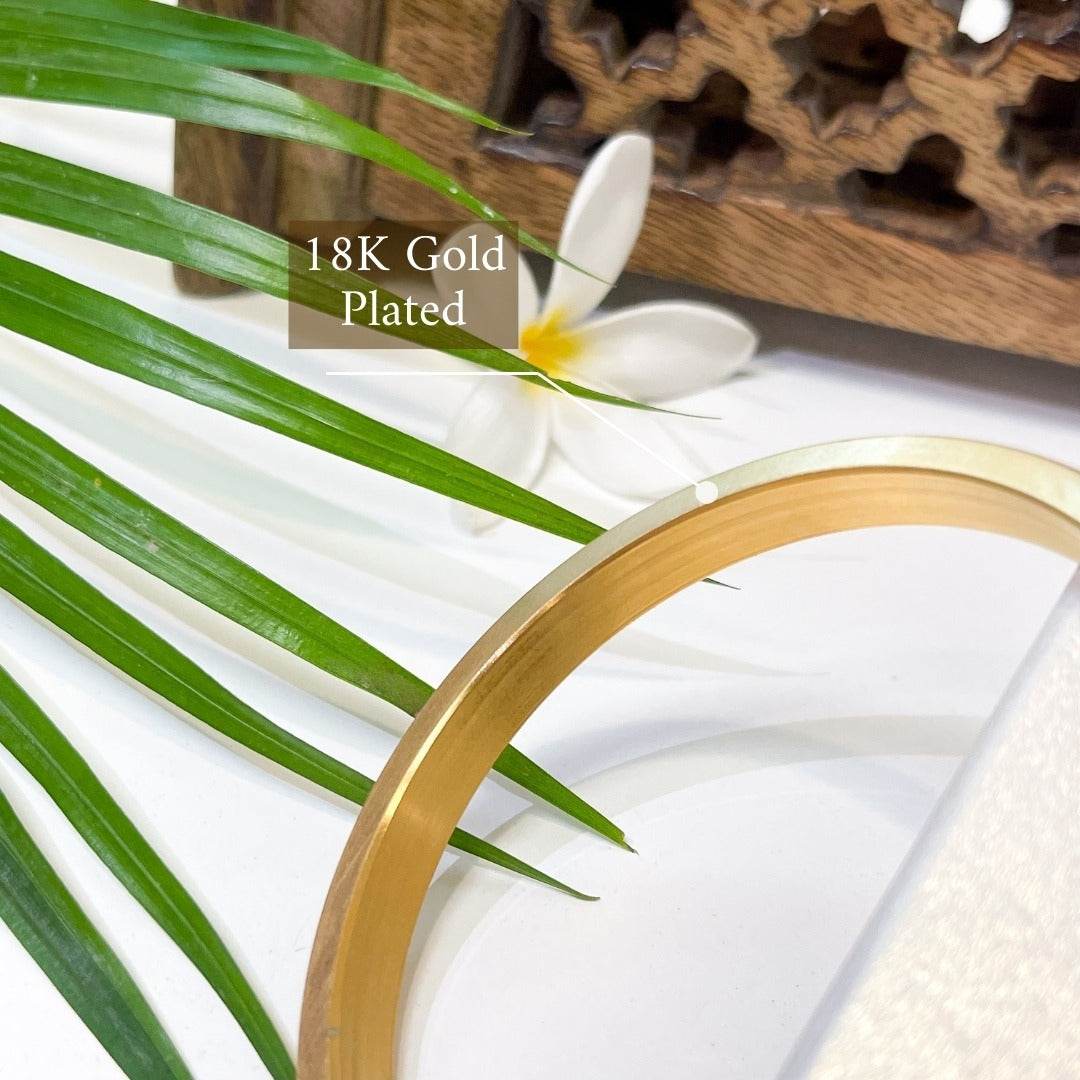 Shakti Kada – 18K Gold Plated (Round)