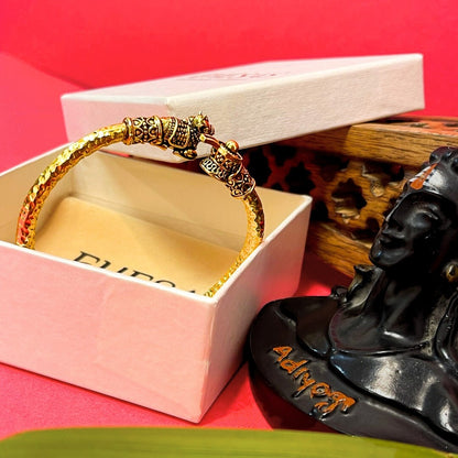 Shiv Nandi Kada (Remove all Obstacles) - Gold Plated  - (𝐁𝐮𝐲𝟏 𝐆𝐞𝐭𝟏 𝐅𝐫𝐞𝐞)