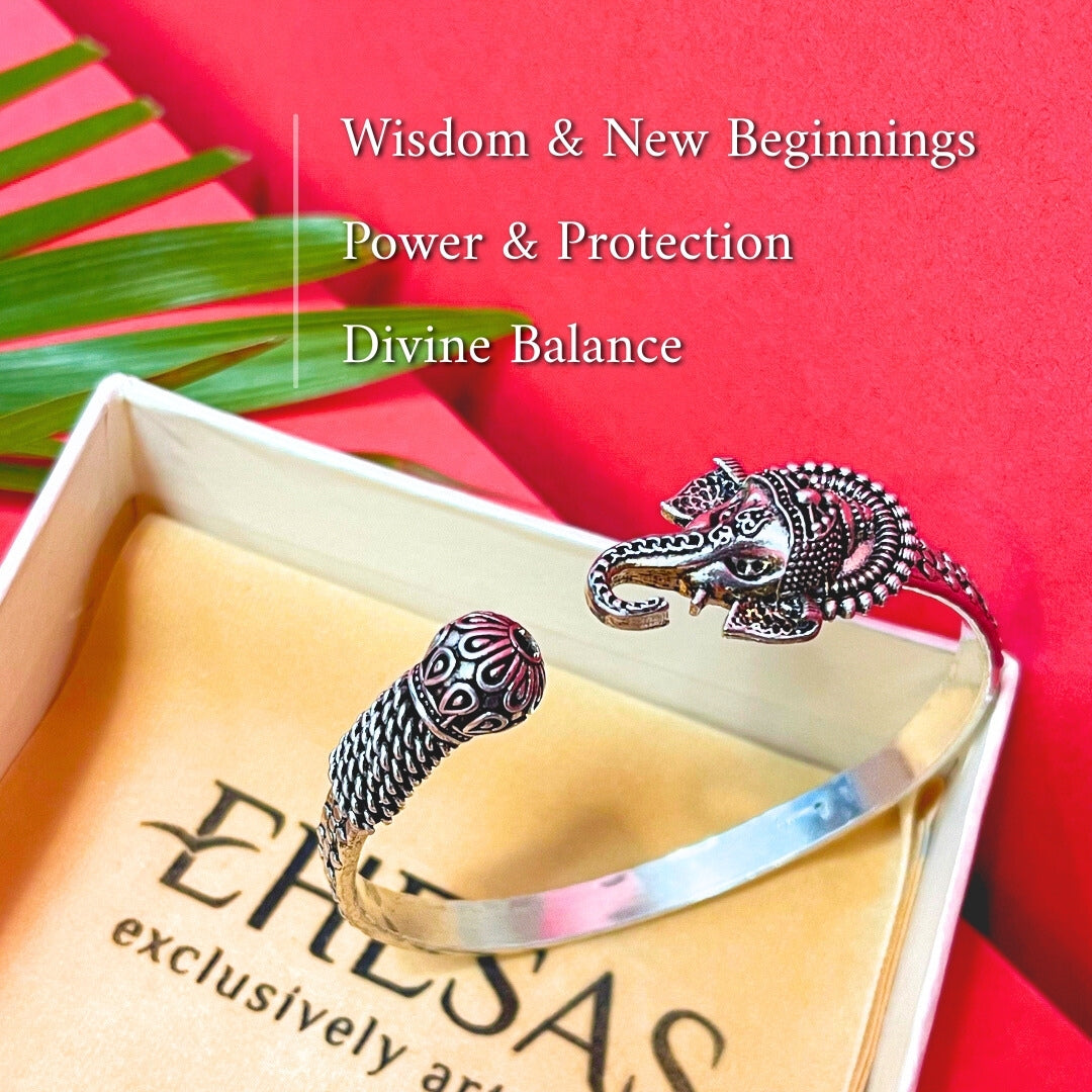 Ganpati Trident Kada – Wisdom, Power &amp; Protection - (𝐁𝐮𝐲𝟏 𝐆𝐞𝐭𝟏 𝐅𝐫𝐞𝐞)