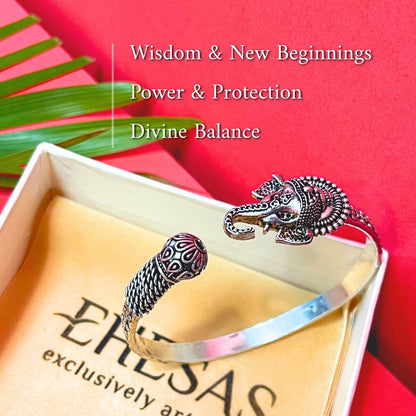 Ganpati Trident Kada – Wisdom, Power &amp; Protection - (𝐁𝐮𝐲𝟏 𝐆𝐞𝐭𝟏 𝐅𝐫𝐞𝐞)