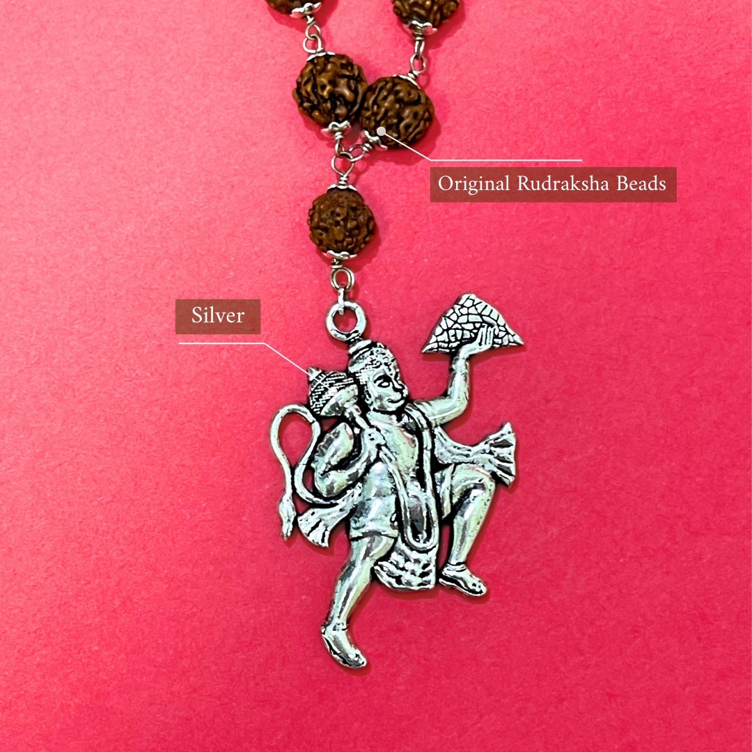 Sankat Mochan Hanuman Mala in Pure Copper
