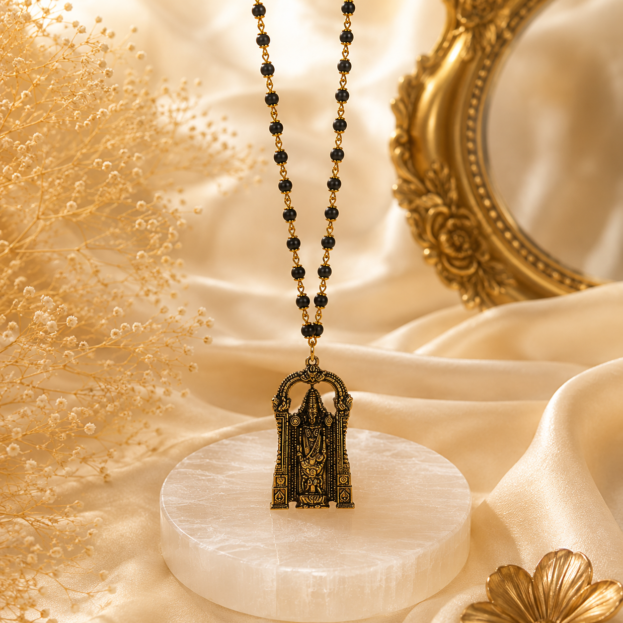 Shri Venkateshwara Mala(Gold Plated) - (SALE - Buy 1 Get 1)