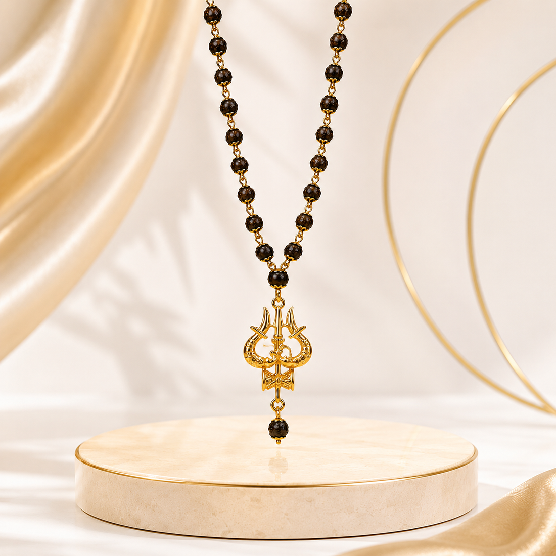 The Original Karungali Mala with 18 K Gold Plating - (SALE - Buy 1 Get 1)